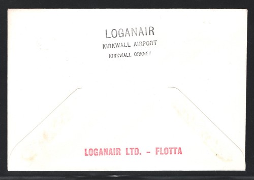GB SCOTS ISLANDS Air Mail FIRST FLIGHT LOGANAIR Kirkwall - Flotta 1977 KA341 - Picture 6 of 8