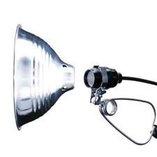 8.5" Heat Light Lamp Basking Reptile Chicken Animal House Shield Clamp Dome 100W