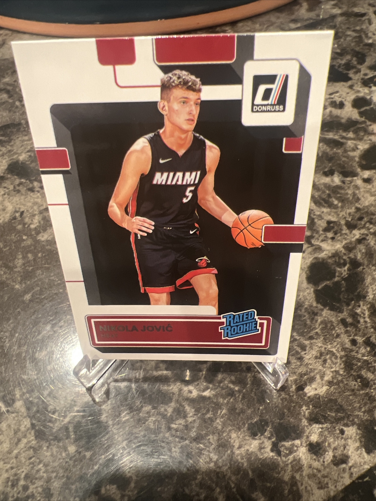 2022-23 Panini Donruss Nikola Jovic RC #227 Rated Rookie Card Miami Heat