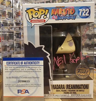 Funko Pop Naruto Shippuden Madara Reanimation #722 Signed By Neil
