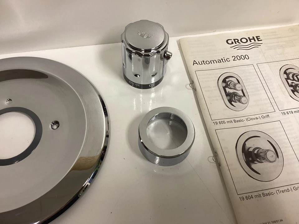 Grohe Automatic 2000 Thermostat Chrom, Brausethermostat UP, Rarität, 19604000 - Bild 4 von 4