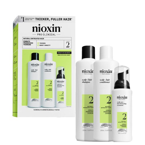 Tratamiento Caída Cabello Naturales Adelgazamiento Avanz. NIOXIN Sistema 2 Small