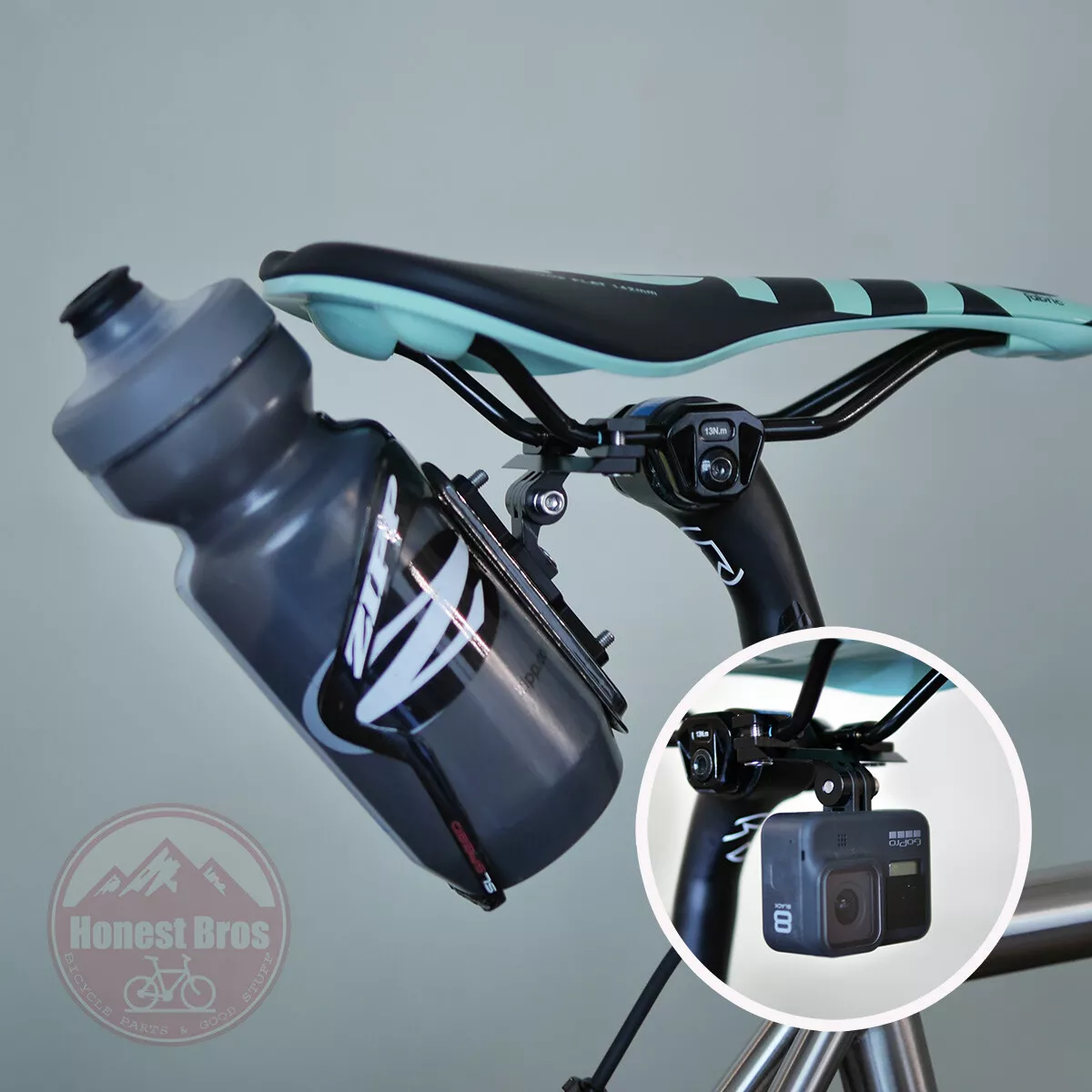 Saddle Mount Water Bottle Cage Rear Saddle Bottle Holder Bicycle Bike  Triathlon