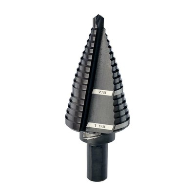 Milwaukee Black Oxide Step Drill Bit Set (6-Piece) with Shockwave Impact Duty Titanium