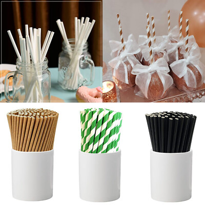 Papier Trinkhalme Retro Retro Papier-Trinkhalme Mit Vintage-Streifen – 25/50/75/100 Stück Für Party, Hochzeit, Geburtstag Vintage Streifen Trinkhalme Party Hochzeit Geburtstag