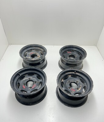 05 2005 Yamaha Kodiak 400 IRS 4x4 OEM SET Front Rear Back Wheel Rim 11.5x7 ITP
