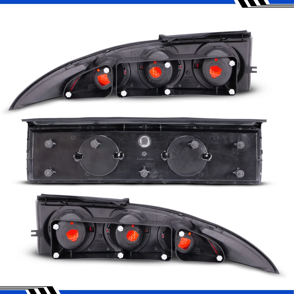 Комплект из 3 черных красных задних фонарей 1995 96 97 98 1999 для Mitsubishi Eclipse - Изображение 2 из 4