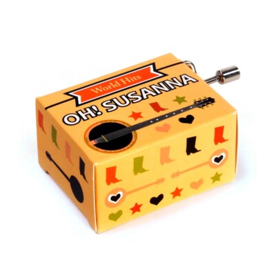 Oh! Susanna - Handcrank Music Box - New Unused Ex-Stock