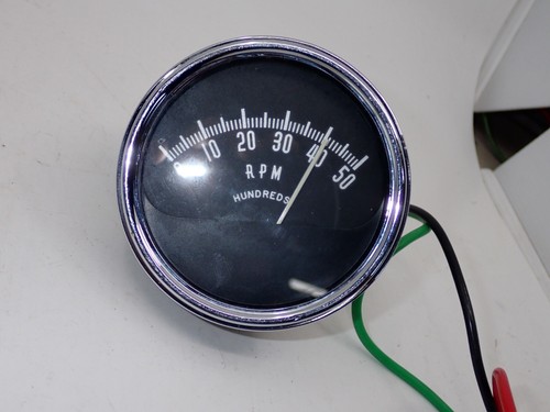 Vintage AC 5,000 RPM Tachometer Early 60's Art Deco Dial Muscle Car Tach Hot Rod - Picture 16 of 19