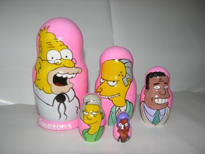 simpsons nesting dolls