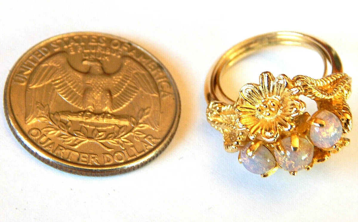 Vintage avon opal ring deals