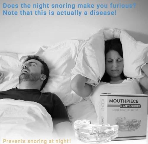Anti Snoring Mouthpiece Sleep Apnea Guard Bruxism Anti Snore Pure Grind Aid Tray - Picture 2 of 14