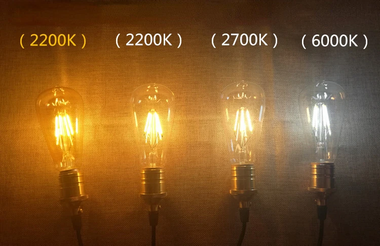 E27 B22 ST64 Edison Bulb Vintage Filament LED Decorative Industrial Light - Image 4 of 4