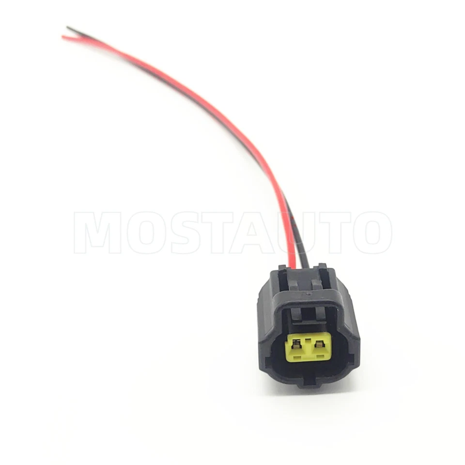 Conector de sensor de temperatura de entrada de aire de 2 vías coleta para camioneta Dodge Ram 1500 1999-2002 Foto 2 de 4