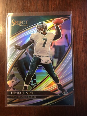 2019 Panini Select Field Level Silver Prizm Michael Vick Eagle