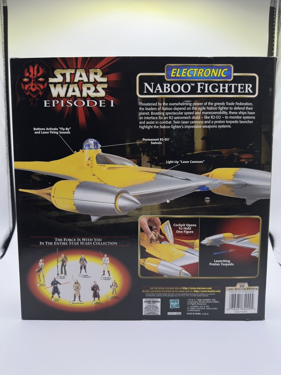 SF・ファンタジー・ホラー Star Wars Episode I Naboo Fighter Naboo Fighter Star Wars Episode 1 w/ lights and sounds, 1998