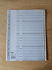 Register, ABC-Register, A4, Schulmaterial, Schule, Kunststoff, Neu, OVP 