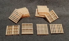 LMH Detail Part WOODEN PALLETS Wood Stringer Pallet 48" x 42" O On30 12 Piece