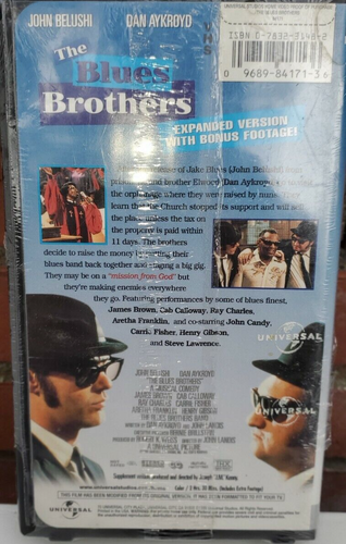 The Blues Brothers Special Edition VHS Bonus Footage Dan Aykroyd New & Sealed - Picture 3 of 4