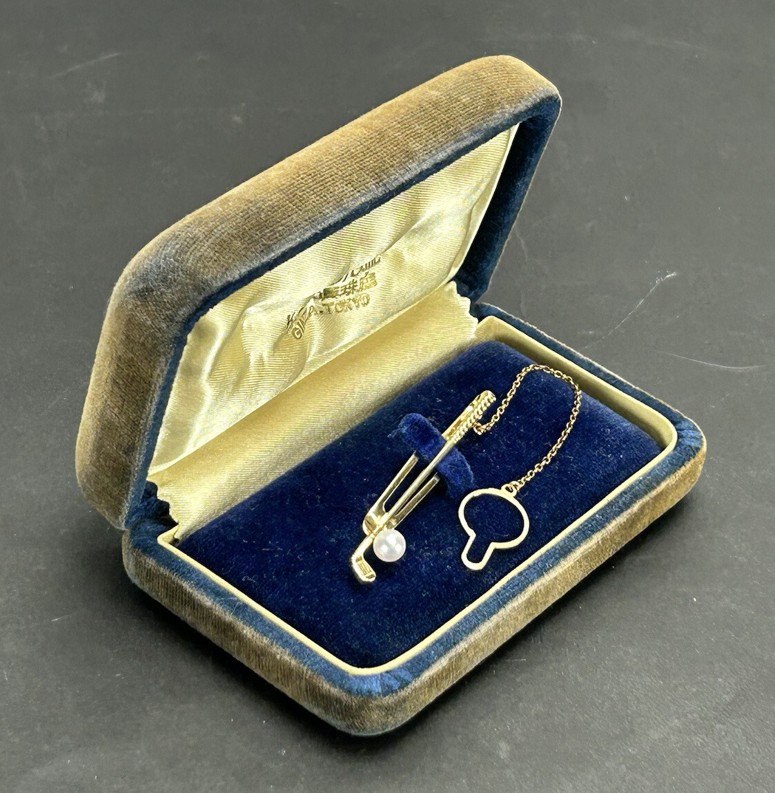 MIKIMOTO ジュエリートレイ ゴルフ パール付き ヴィンテージ【訳あり】 MIKIMOTO ジュエリートレイ ゴルフ パール付き ヴィンテージ【訳