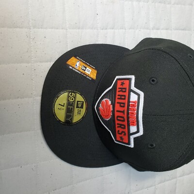 New Era 59fifty Toronto Raptors NBA20 TIP Off Fitted Hat Size 7 1/2