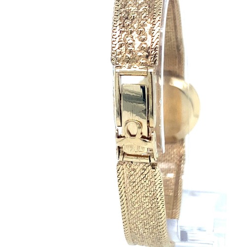 OMEGA 9ct Yellow Gold Mechanical Ladies Watch. - Picture 5 of 10