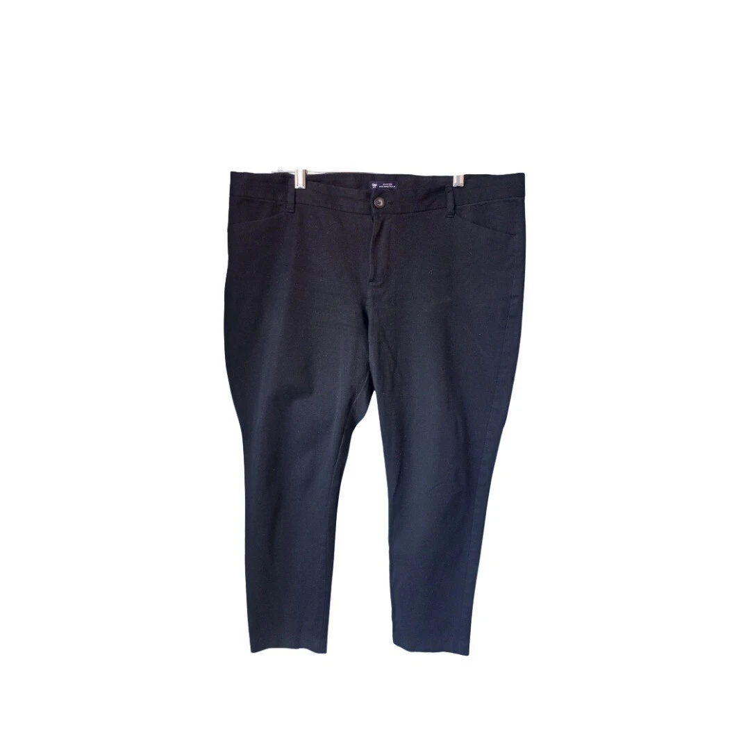 GAP Slim City Crop Pants Black Size 16R eBay