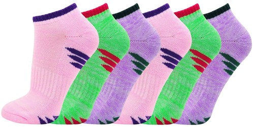 Ladies Trainer Socks Low Cut Cushioned Sole Running Athletic Sportswear 6 Pairs - Picture 7 of 12
