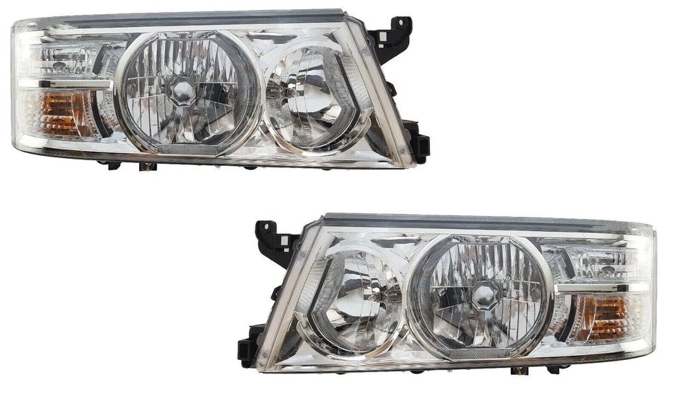 PAIR NEW HEADLIGHT HEAD LIGHT LAMP For TOYOTA COASTER BUS BB# HZB# 8/2006 -ON AU - image 2 of 4
