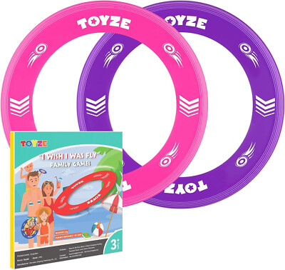 Flying Ring 33g   Leichtes Wurfspielzeug für Kinder & Erwachsene, Outdoor Spaß