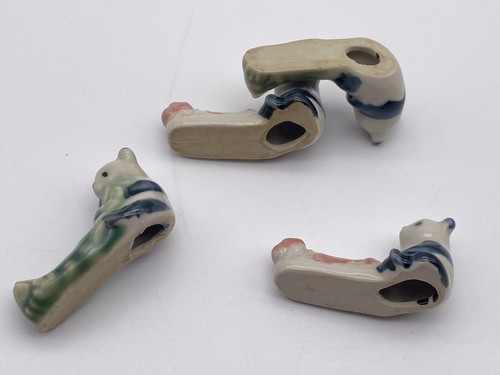 Vintage Ceramic Panda Bear Design Knife Rest Set of Four - Picture 2 of 12