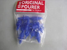 12  POURERS BLUE SNOW CONE/SHAVED ICE FREE SHIPPING US ONLY
