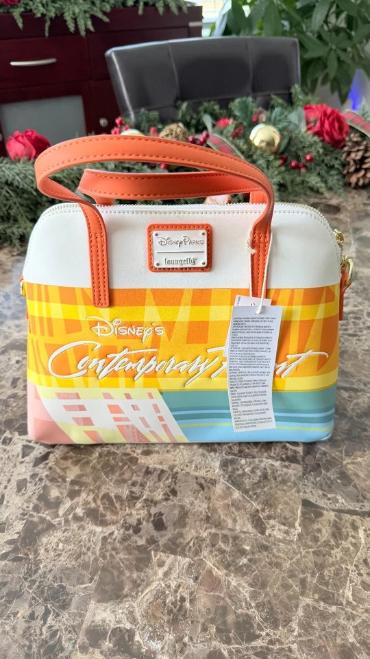 NUEVO Bolso de Mano Disney Contemporary Resort Loungefly - Diseño Monorriel Mary Blair Foto 4 de 4