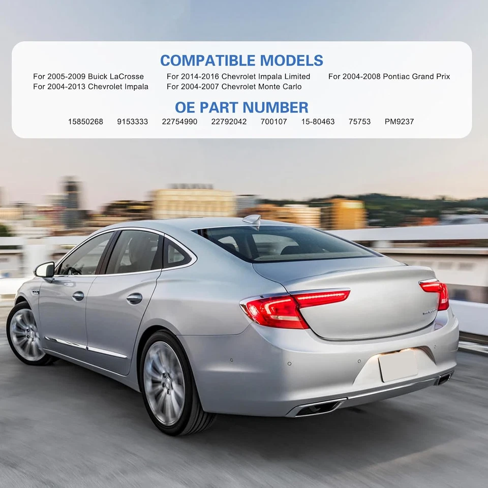 700107 Front A/C Heater Blower Motor for 2004-2008 Pontiac Grand Prix 5.3L V8 Foto 3 de 4