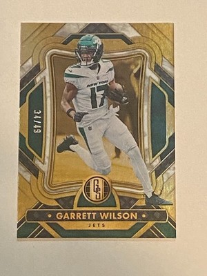 Garrett Wilson 2023 Panini Gold Standard 34/49 Jets