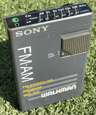 Vintage Sony Walkman FM/AM Stereo Receiver SRF-19W   Works