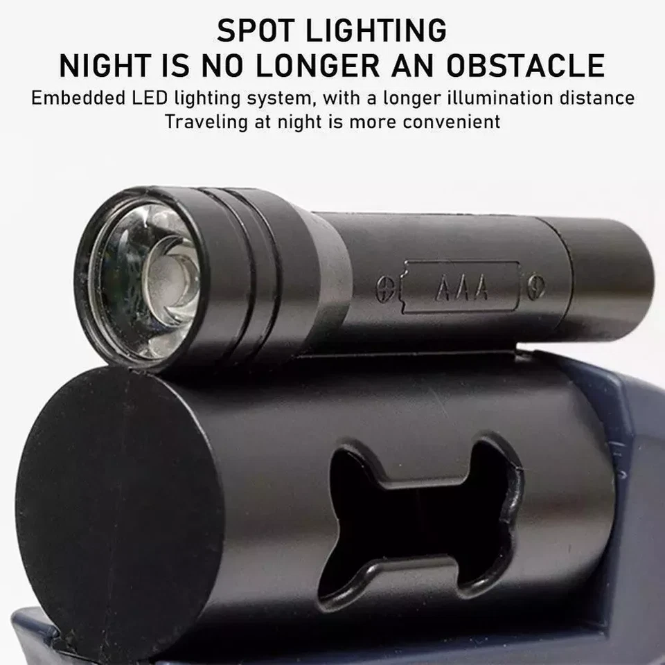 Correa reflectante retráctil doble para mascotas 360 giratoria doble correa para pasear perros Foto 4 de 4