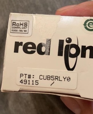 1pc NEW RED LION CUB5RLY0 CONTROLS  #ac