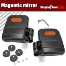 1Pair 228lb Rated Magnet Tractor Mover Side Mirror LH RH For Kubota John Deere