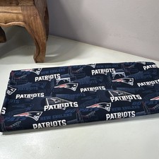 NFL New England Patriots NFL Logo Print Cotton Fabric Blue Red White 4yds 16 in