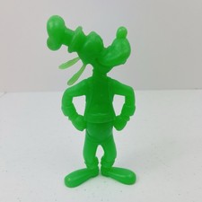 Vintage 1971 Walt Disney Productions Marx Plastic Green Goofy 6" Toy Figurine