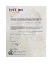 George T. Stagg 2023 BTAC Info Sheet & Letter – Buffalo Trace Bourbon Ephemera