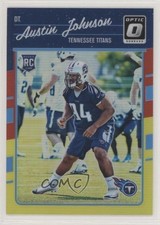 2016 Donruss Optic Rookies Red & Yellow Austin Johnson #105 00jz