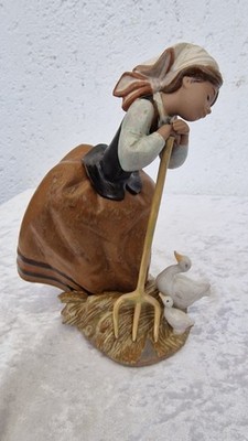 Lladró Porzellan Figur   Harvest Helpers  2178  Höhe 22,5 cm