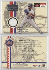 2001 Fleer Platinum National Patch Time Eddie Murray (Series 1) Patch HOF