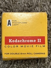 Kodachrome II 2 Color Movie Film Double 8mm 25ft Roll KR459 Exp April 1969 Kodak