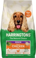 Harringtons Senior Dog Food 12kg Chicken Rice Healthy Aging Natural 6.66 per kilo