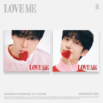 SHOWNU X HYUNGWON LOVE ME Album DIGIPACK 2 Ver. SET/2CD+2Book+2Card+2Poster+GIFT