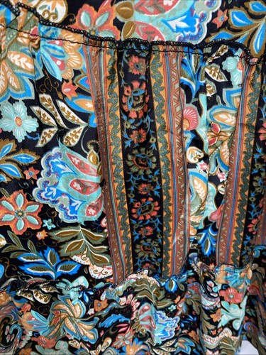 Paani Womens Multicolor Bold Floral Side Pockets Sleeveless Maxi Dress Size L - Picture 6 of 6