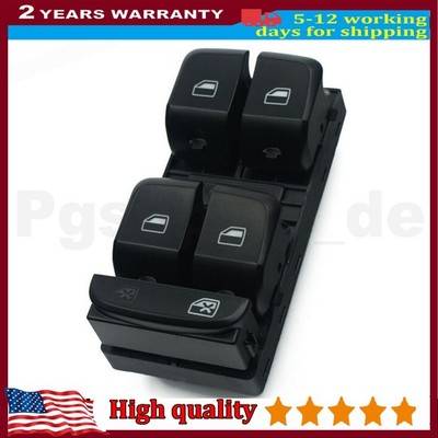 Master Electric Power Window Switch for Audi A3 A4 S4 RS4 B6 A6 S6 Q5 8K0959851D